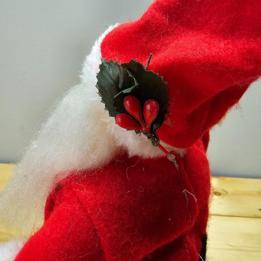 Vintage‎ Santa Claus Wind Up Musical Doll Christmas Holiday Decoration - Picture 10 of 10